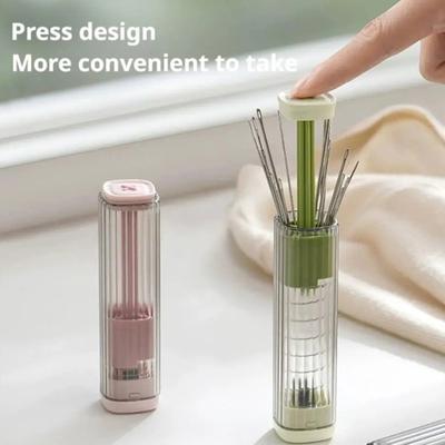 Leeres magnetisches Nadelkästchen Tragbare Pop-Up-Nadelbox Drucktyp Magnetischer Nadelorganisator