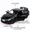 1/36 Ölçekli GTR Pres Döküm Model Arabalar, Geri Çekilebilir Araçlar GTR R35 Oyuncak Arabalar, Erkek Kız Çocuklar İçin Araba Hediyeleri