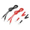 6 in 1 Banana to Banana Plug 6mm Insert Plate Crocodile Clip Test   Set Accessories P1041B