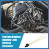 2pcs Fog Light Daytime Running Light Harness Connector for Mercedes Benz 2008-2019 2pin Item Replacement