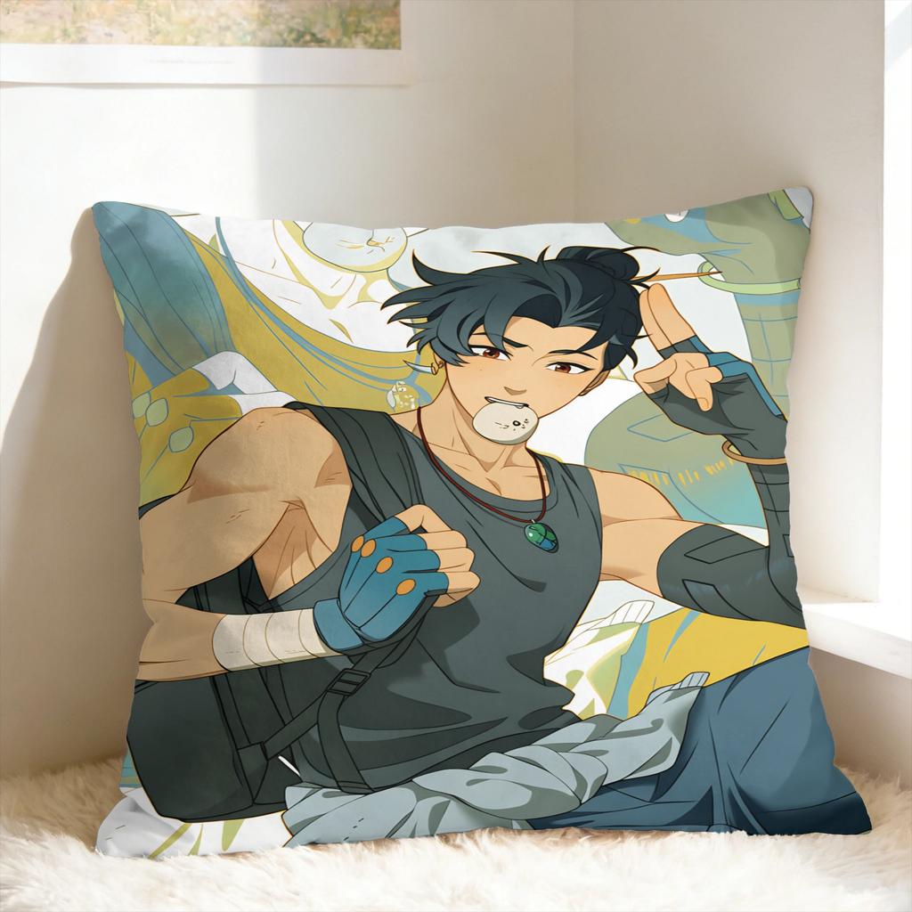 O-OverwatchES Pillow Case Square Pillow Cover Cute Funny Cushion Cover For Sofa Couch Bed Living Room
