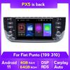 Fiat Punto GPS Navigation Carplay with Reversing Camera and Bluetooth CD System