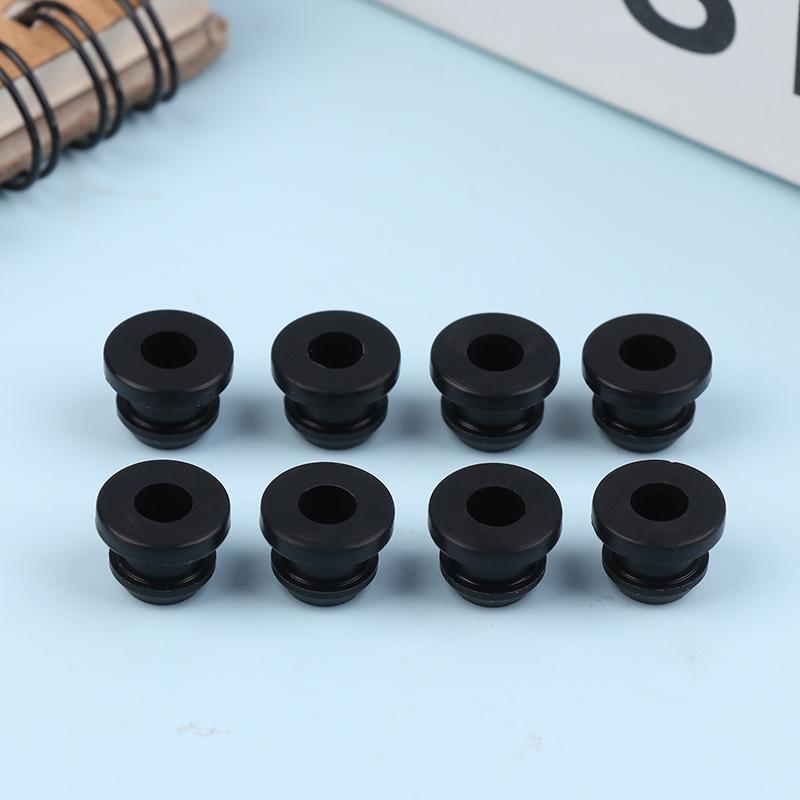 8/10Pcs Black Effective Reduce Scratches High-Temperature-Resistant Rv Stove Rubber Grommet Rv Car Accessories