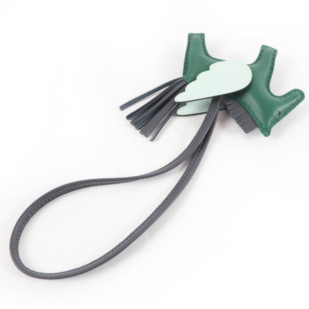 Pristine HERMES Bag charm Rodeo Charm Pegasus PM Vaux Swift Leather Women Used