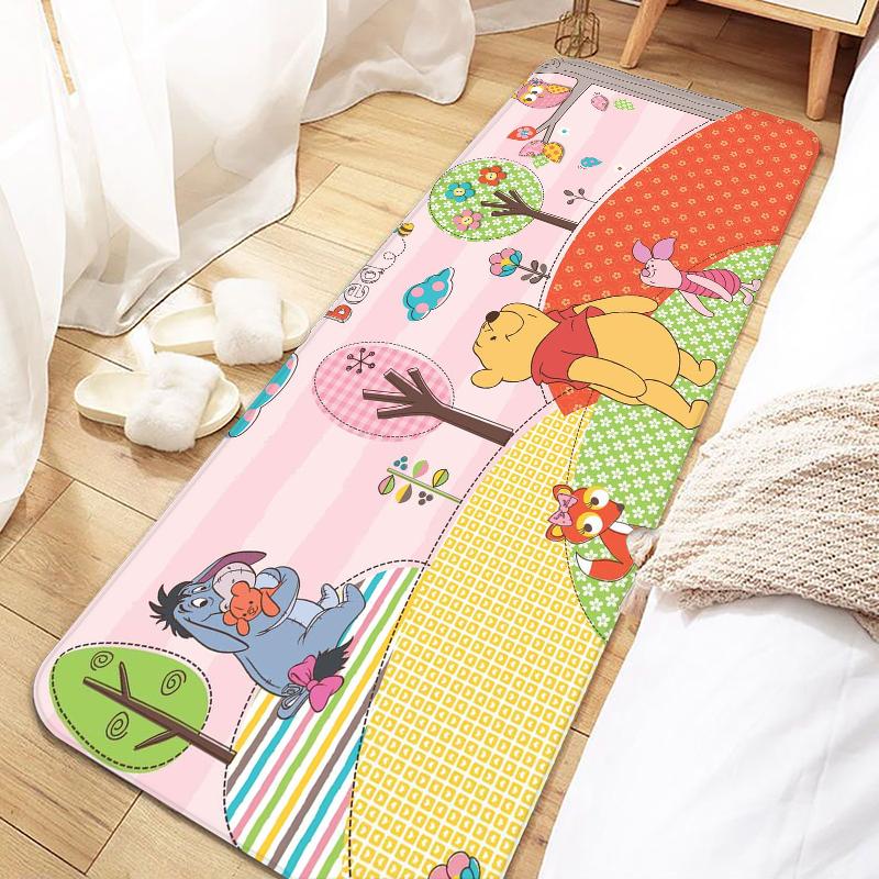Winnie-the-Pooh Door Mat Entrance Non-slip Doormat Washable Kitchen Carpet Living Room Hallway Rugs Bathroom Bath Door Mats