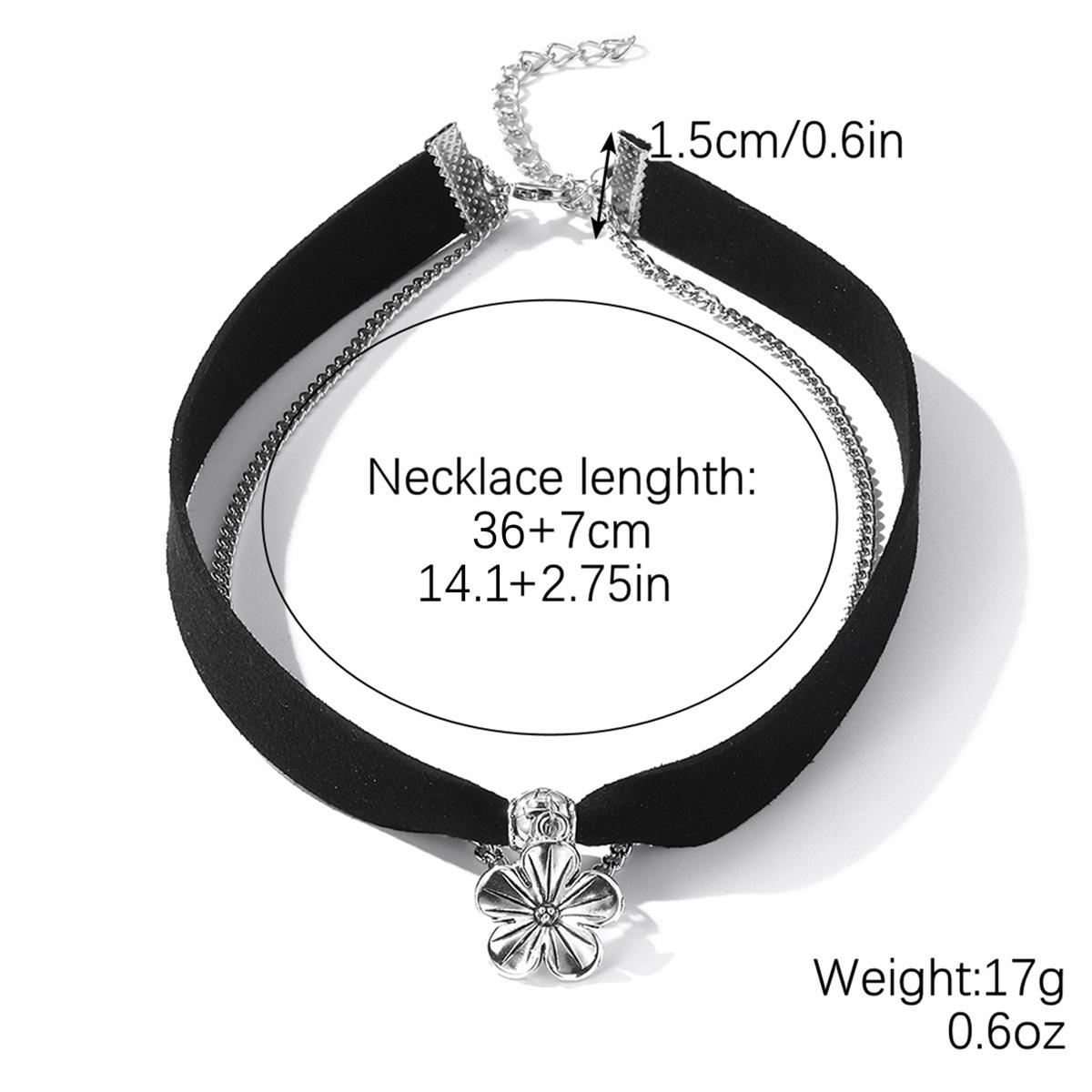 

Ожерелье для женщин Персонализированное панк темное готическое ожерелье Черное кожаное ожерелье Чокер Готические украшения Красивое элегантное ожерелье для нее