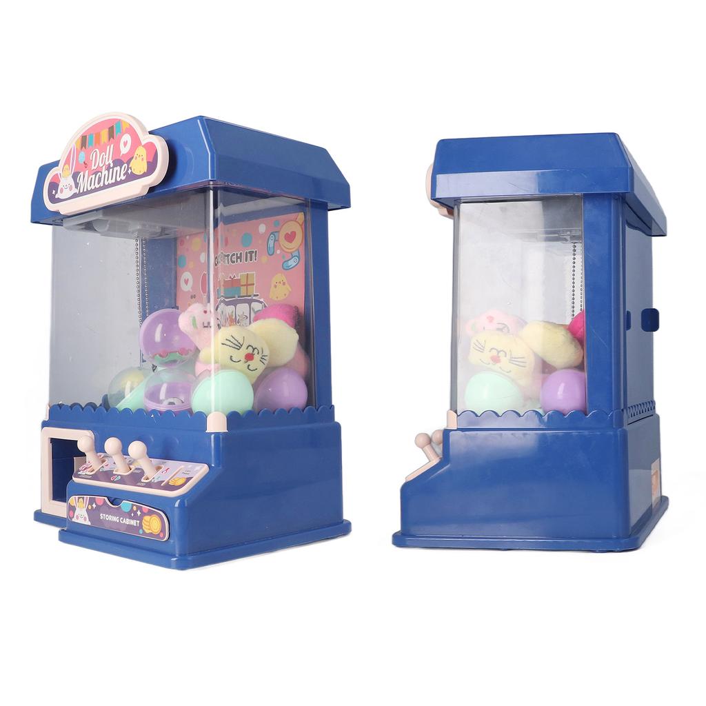 Doll Grabber Machine Cool Light Music Electric Eggshell Grabber Game Toy for Party