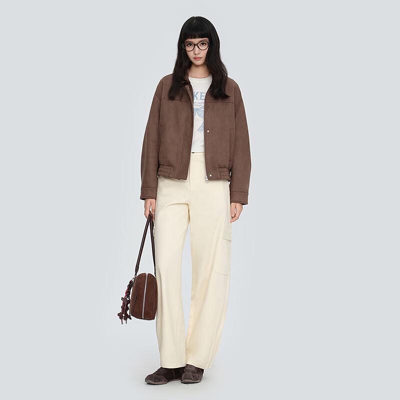 Ledian Women's Cotton Tapered Cargo Pants