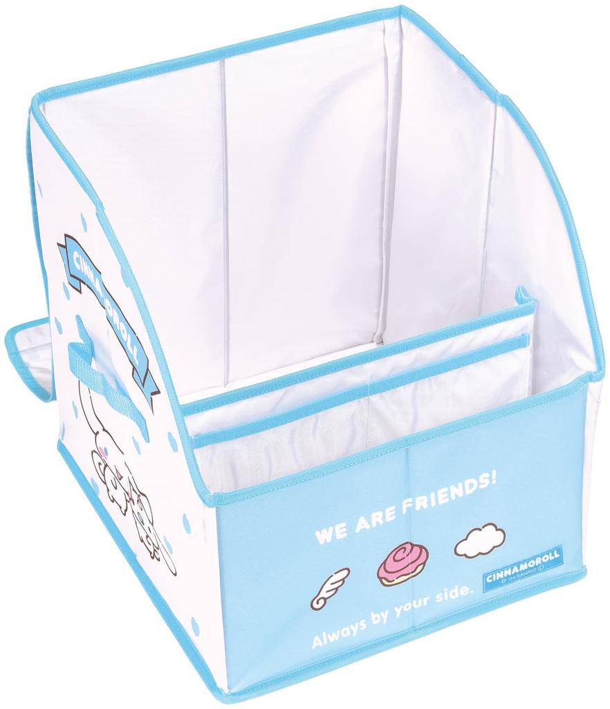 Skater School Backpack Storage Case with Dividers and Lid Cover for Organization and Sanrio Cinnamoroll and SRBX1 Tidying, Friends,