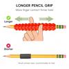Tragbare Write Right Lernstift-Hüllen Strukturierte Autismus Angst Linderung Stift Schutzhülle Silikon Stifthalter