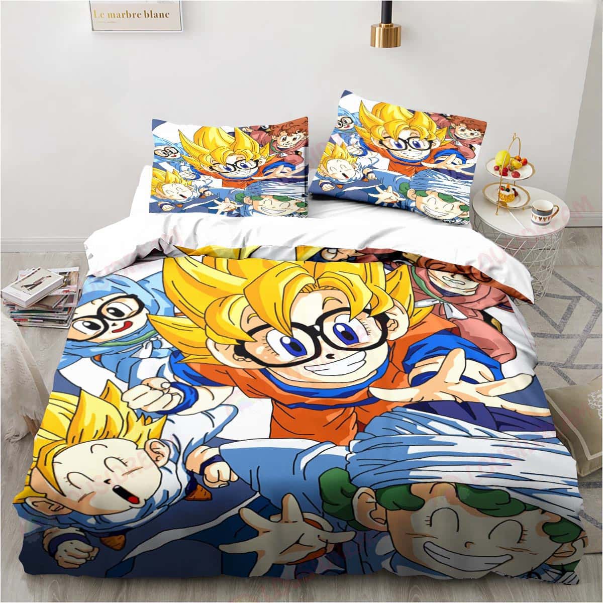 

3D Cartoon DR S-Slump Arale 2/3pcs Bedding Set Sheet King Twin Double Child Bedding Set Mircofiber or Polyester Duvet Cover Sets EU Twin 135x200cm