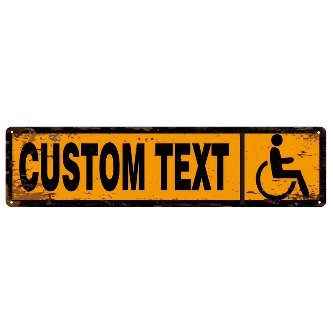 

Custom Iron Sign Street Plate Wall Art Home Decor красный
