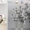 Electrostatic Window Film Glass Sticker Peony Pattern Privacy Protection Decoration Window Film for Door Window Table