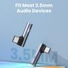 QGeeM USB C TO 3,5mm Jack audio adaptér pro sluchátka pro Xiaomi Mi 11 Oneplus 8 Pro mobilní telefony Huawei P30 převodníky typu C
