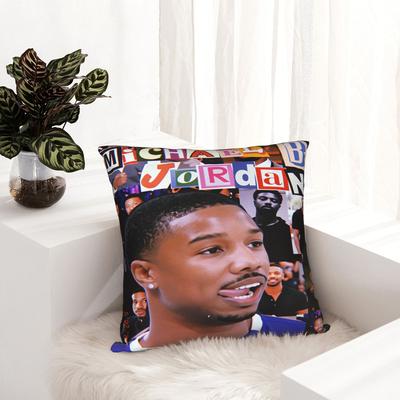 Michael B Jordan Pillow Cover  Soft Cushion Cover Fashion Pillow Case For Wedding Party Home Decor