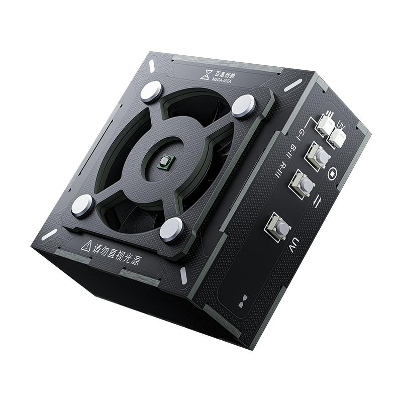

MAGE-IDEA Fast Dissipation + UV Curing Two- In -One/1W Speed /3S Cooling /Motherboards Cooller/Mini Fan чёрный