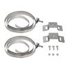 Cylindrical Compatibility Metal Sign Bracket Adjustable Sign Holder Adjustable Size For Posts Installation Of Road Signs