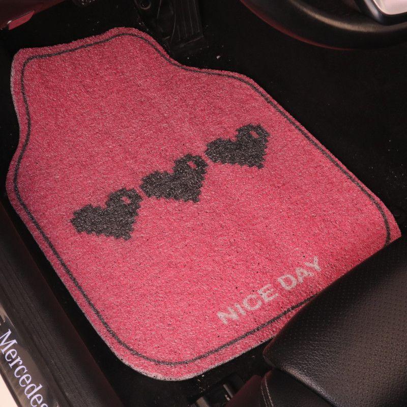 

Floor Mats for the Driver s and Rear Seats, Customizable, New Style, Wear-Resistant, Dirt-Resistant, Silk Loop, Single Piece, Women s Car Interior Mat Front row foot pad single piece