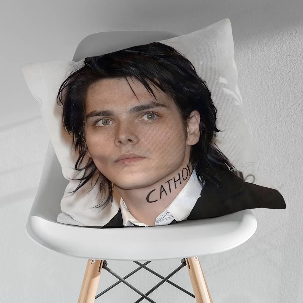 MMy CChemical RRomance Pillow Over Living Room Sofa Cushion Cover Home Decoration Bedroom Room Bed Pillow Cover