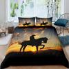 Western Cowboy Duvet Cover Set Vintage Farmhouse Bedding Set For Kids Boys Teens Queen Size Soft 2/3pcs Polyester Quilt Cover