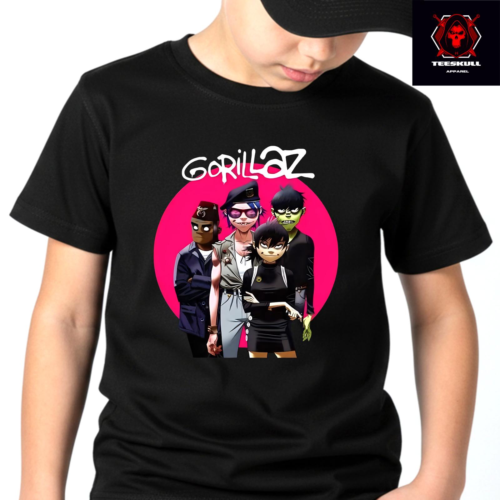 Gorillaz Alternative Indie Band Top Premium Quality Soft Cotton T-Shirt 4XL