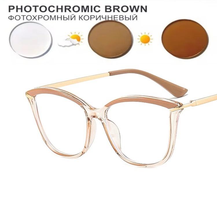 Anti-blue Light Glasses Women Stylish Photo Shoot Trendy Eye Glasses Frame