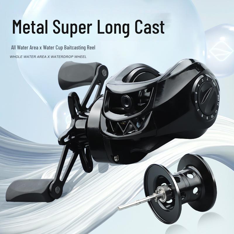 Long-Distance Casting Luya Rod & Water Drop Reel Set for Sea & Black Fish