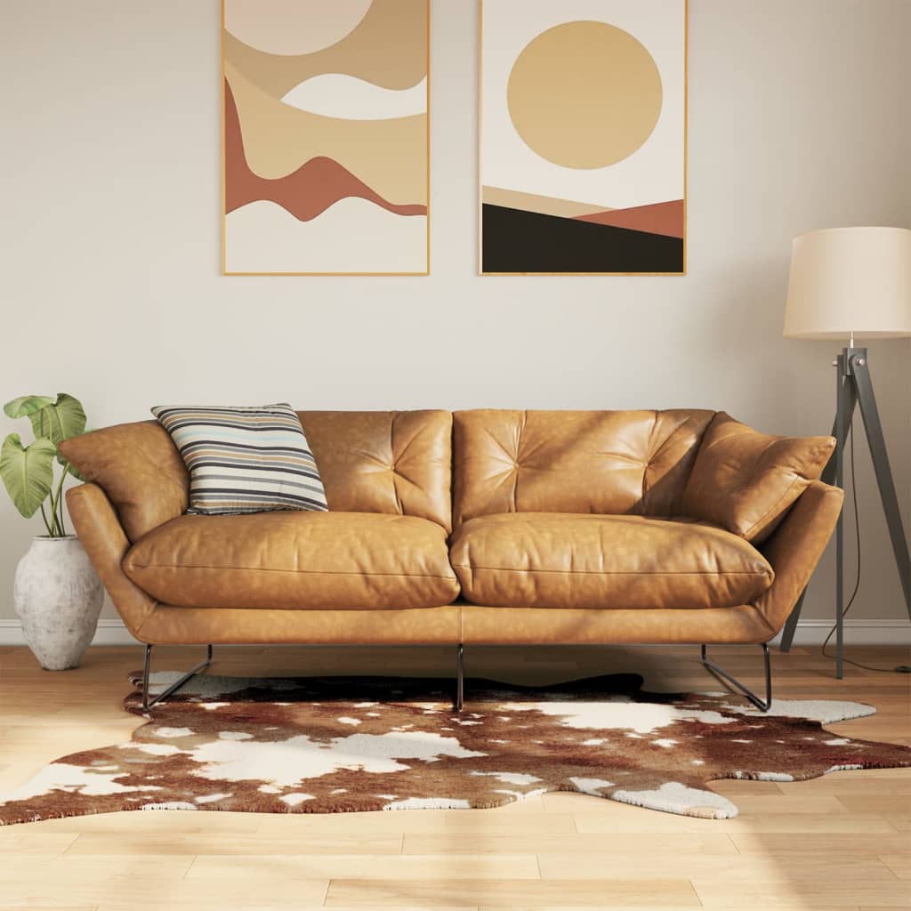 Teppich, Braun-Weiß, 120X170 Cm, Kuh, Waschbar