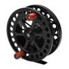 Fly Fishing Reel Aluminum Alloy Black 110mm Spool Diameter Fishing Rod Accessories for Right and Left Hand