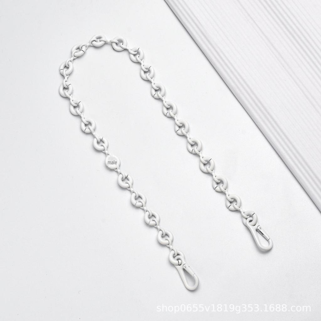 Loeve Goya Geometric Underarm Bag with Donut Chain Decor