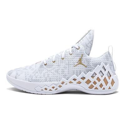Air Jordan Jumpman Diamond Low PF FIBA Herren Sneaker Weiß Metallic-Gold CI1209-107