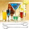 2 PCS Long Teaspoons for Stirring Ice Tea Spoons Stainless Steel Ice Cream Spoons Drink Mixing Spoon Long Silver Coffee Cocktail Mixing Spoon for