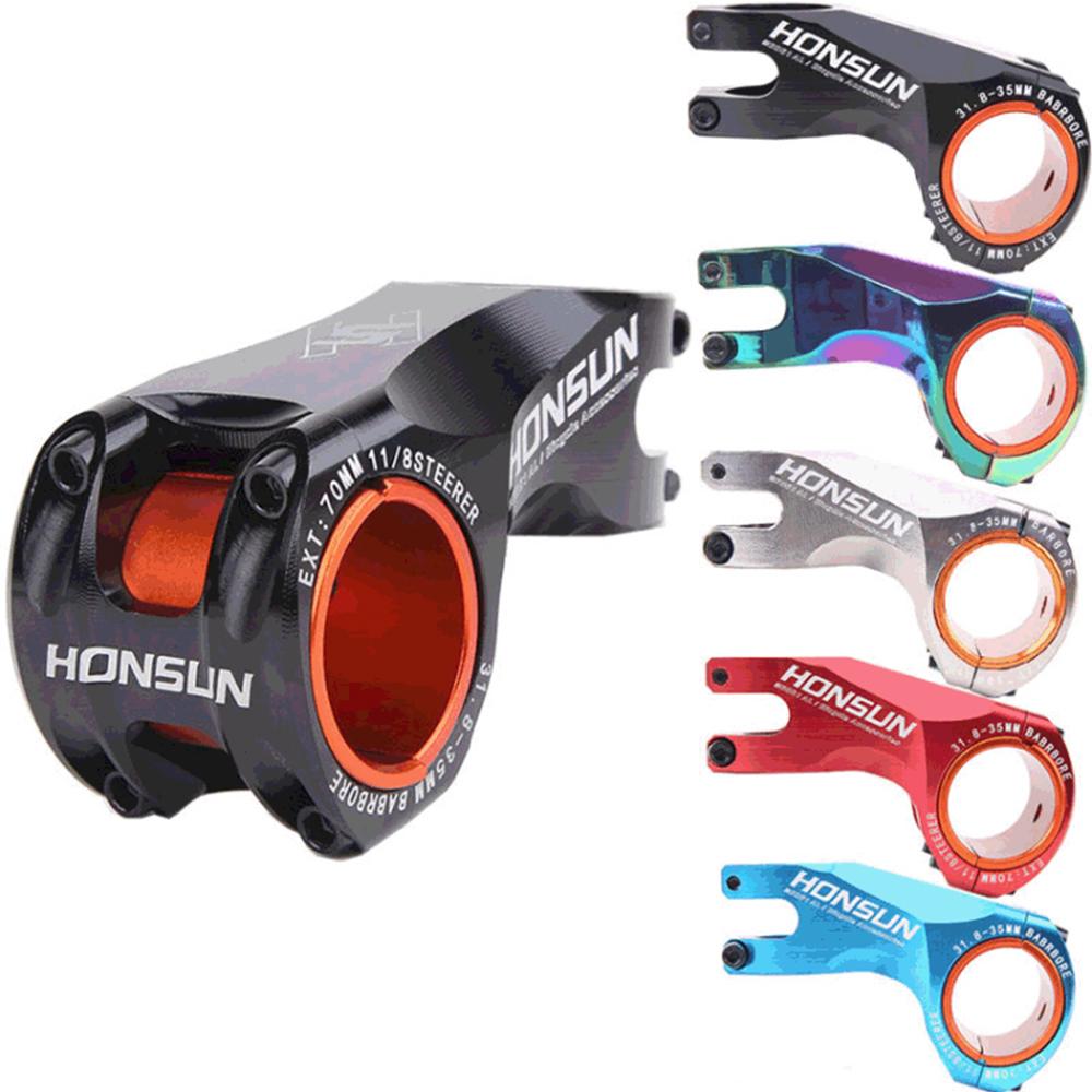 Wspornik rowerowy CNC ujemny 17 stopni 31,8/35*70 MM XC rower górski mostek ze stopu aluminium odpowiedni do roweru górskiego XC/szosowego