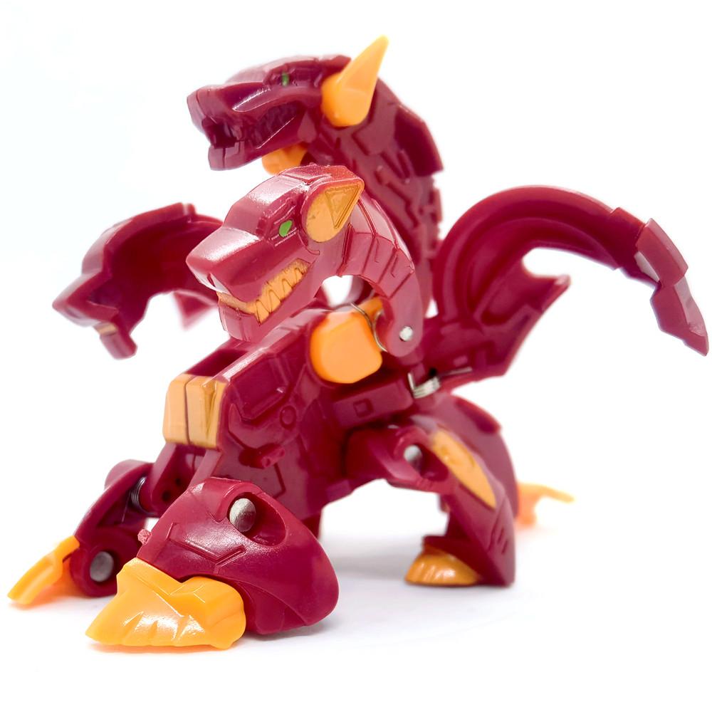 Dark Three Heads Dog 3.8cm Deformed Egg Hyper Dragonoid Battle GameToy