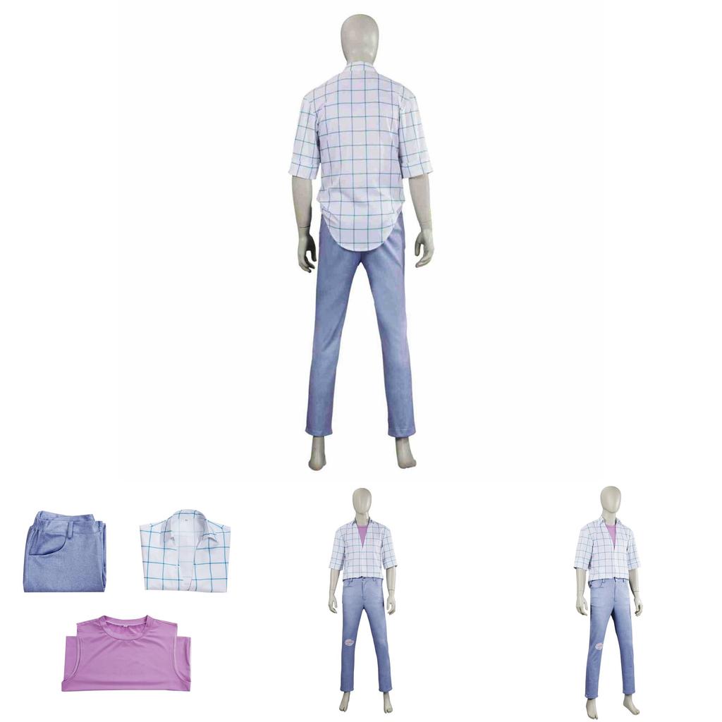 Costume Cosplay Kpop Demon Hunters con Camicia di Jeans e Tuta per Esibizioni Teatrali Anime