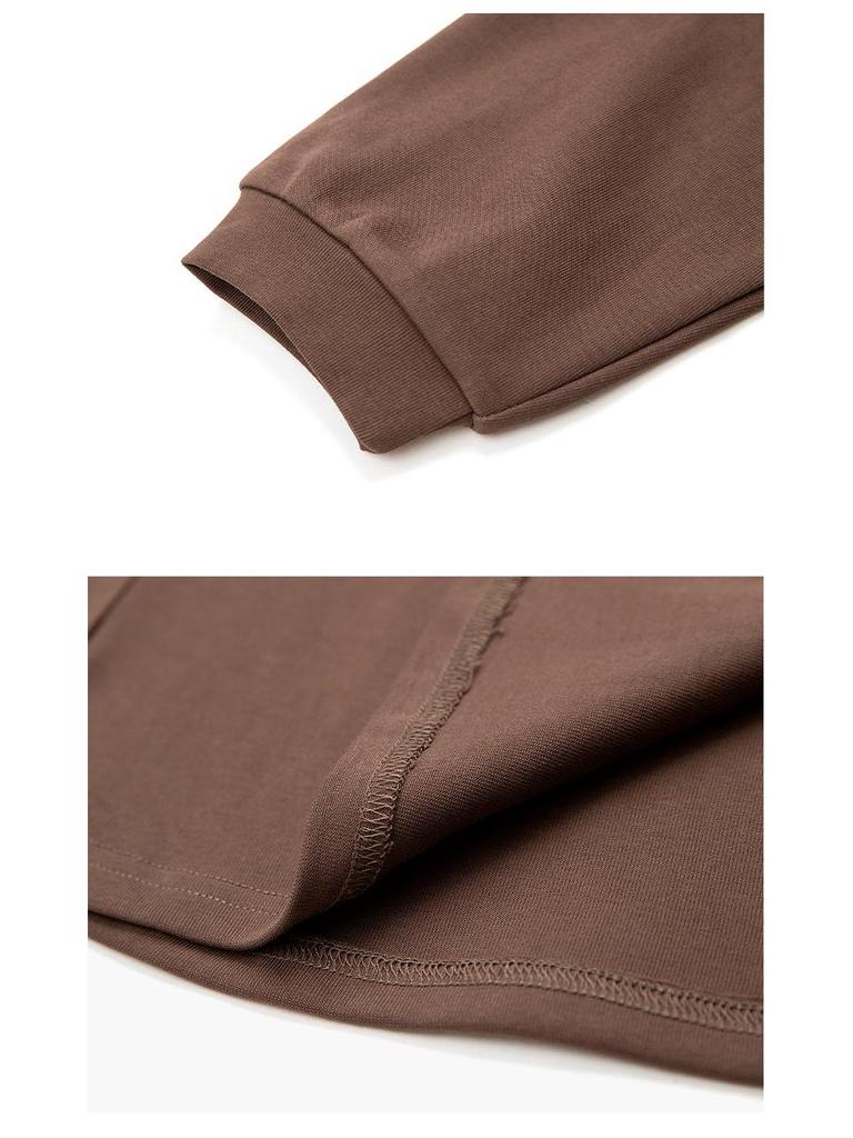 Plus Size Solid Color Long-Sleeve Shirt for Middle-Aged Women - Versatile Slimming Base for Spring & Autumn