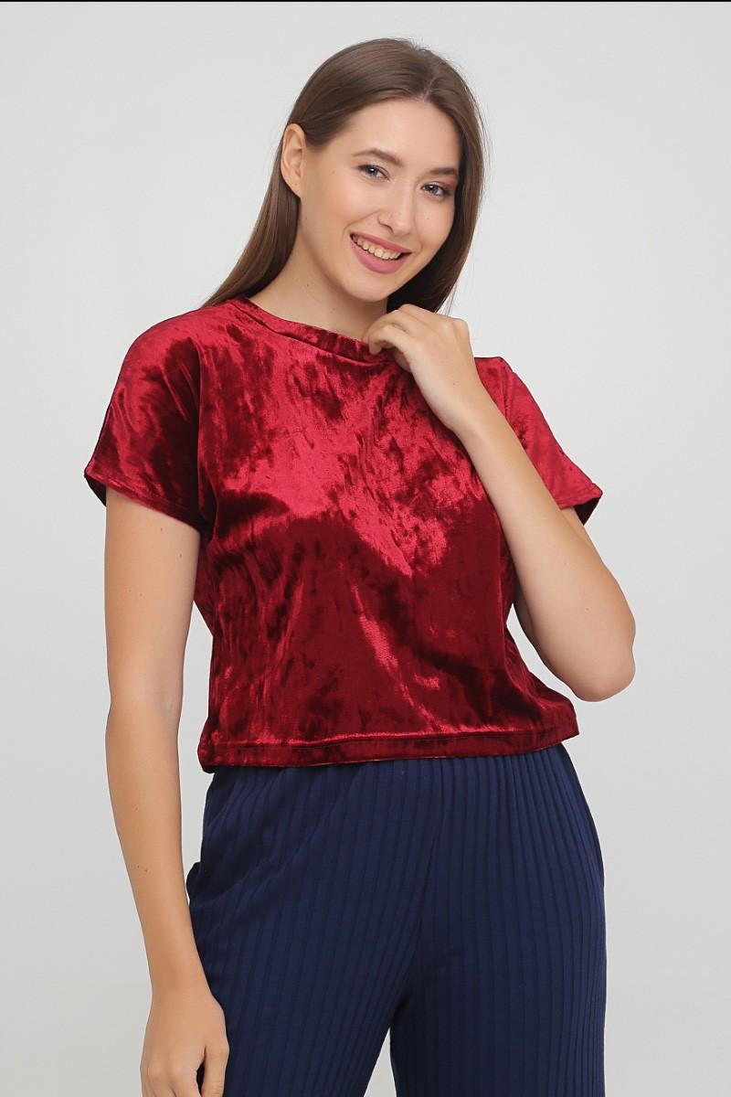 

Футболка Fleri (80157) 50(2XL) імперська червоний колір
