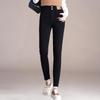 Frühlings-Neuankunft Schwarze Dehnbare Skinny Leggings Mit Hohem Bund Und Bauchkontrolle Für Damen