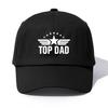 1pc TOP DAD Print Baseball Cap for Adults,Minimalist Retro Style Casual Soft Adjustable Dad Hat,Perfect As Gift