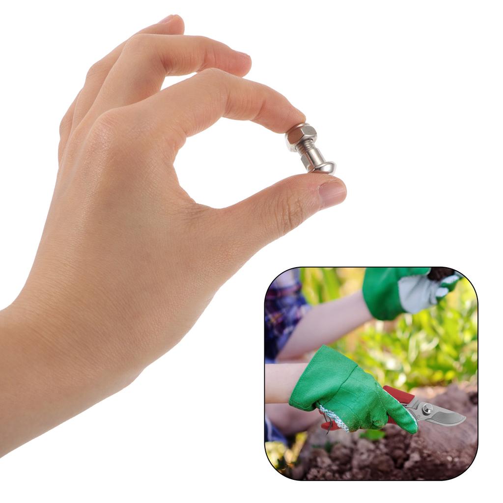 30 Peças Parafuso de Reposição para Tesoura de Poda Parafusos de Aço Inoxidável para Manutenção de Tesoura de Jardim Ferramenta para Pomar Ferramentas de Reparo