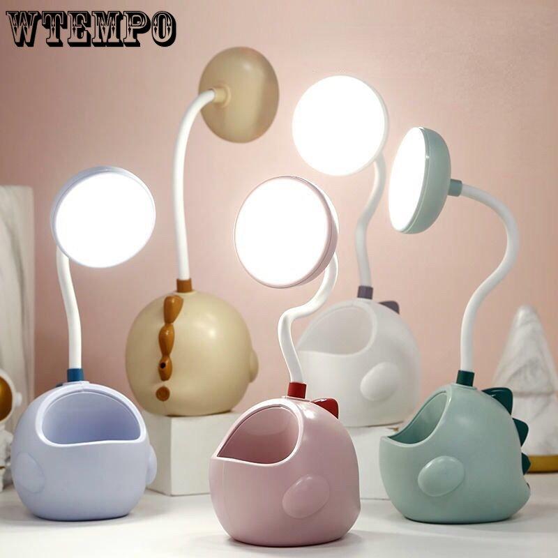 Eye Protection Desk Lamp Desk Student Dormitory Reading Night Light Led Bedroom Bedside Lamp USB Rechargeable Creative Desk Lamp
