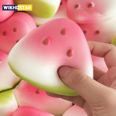 Wassermelone Fidget Toy Anti-Stress Langsam Aufsteigendes Frucht Kneten Drücken Stressabbau Lustiger Druckreduzierer Requisite