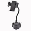 Universal Mount Car Adjustable Gooseneck Cup Holder Cell Phone Cradle Durable