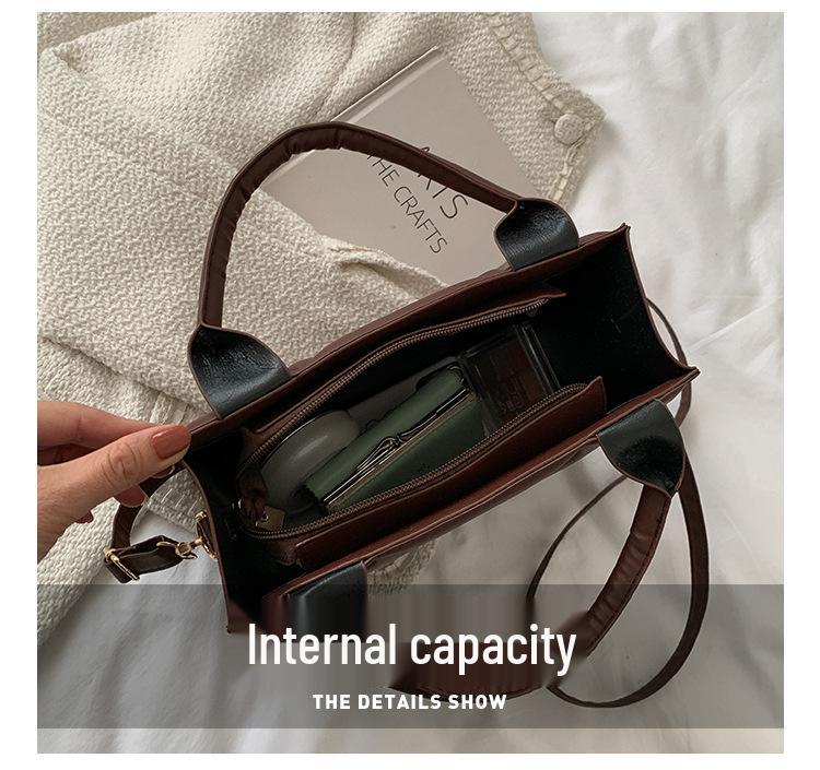 Geantă Tote Diamant Modă Simplă 2024 - Geantă de Umăr Messenger de Primăvară cu Capacitate Mare pentru Femei