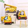 1Set Construction Vehicle Foil Balloons Boys Construction Theme Birthday Party Favors Decoration Excavator Truck Globos Supplies