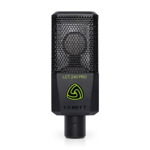 LEWITT LCT 240 PRO BLACK Condenser Microphone for Streaming, Podcasting, and DTM Recording