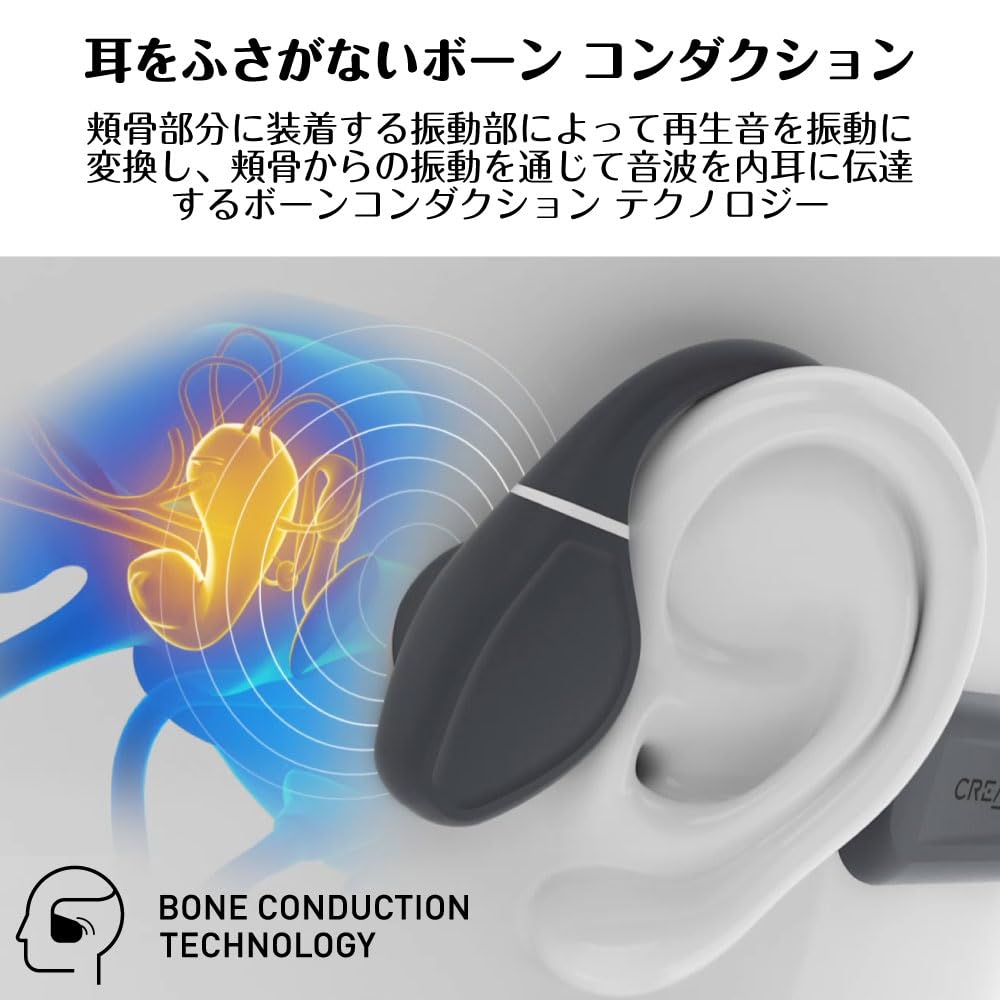 Creative Outlier Green Adjustable Vibration Part Resistant To Surrounding Noise Bone Conduction Low Latency Mode Bluetooth Wireless Earphones with