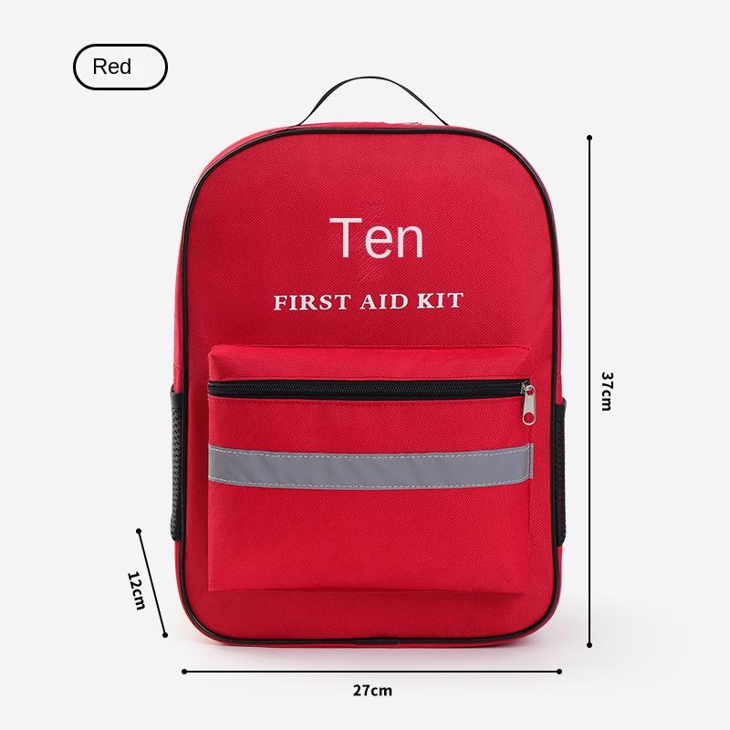 

Large Capacity Portable First Aid Kit Multifunctional Outdoor Travel Medical Bag Disaster Prevention Emergency Medical Rescue Backpack червоний