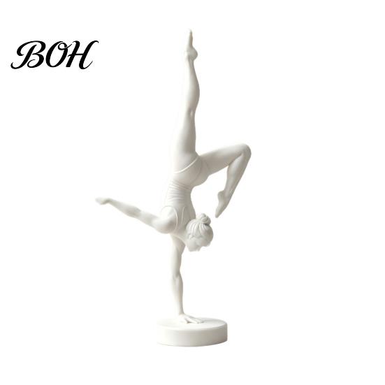 Elegant Dance Lover Gifts 3D Printed Rhythmic Gymnastics Figurine, Modern Minimalist Art Sculpture, Home Office Desk Ornaments Handstand Ballet