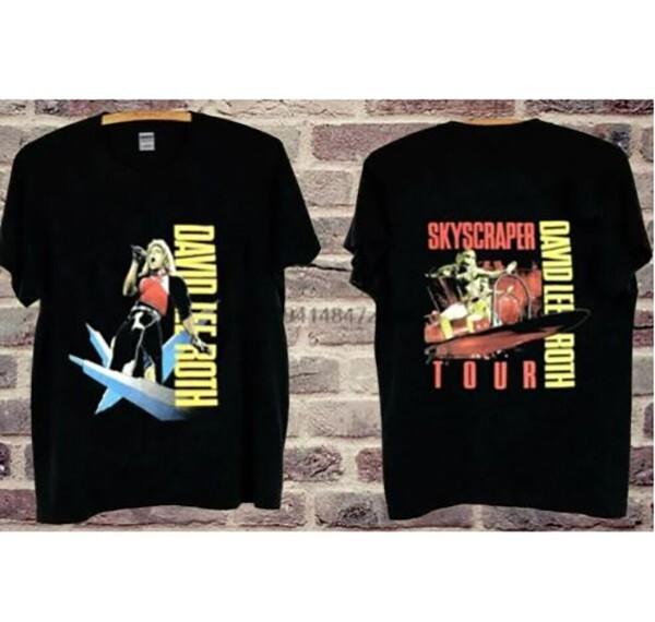 David Lee Roth Skyscraper Tour 1988 Tour T Shirt Unisex T-Shirt XL